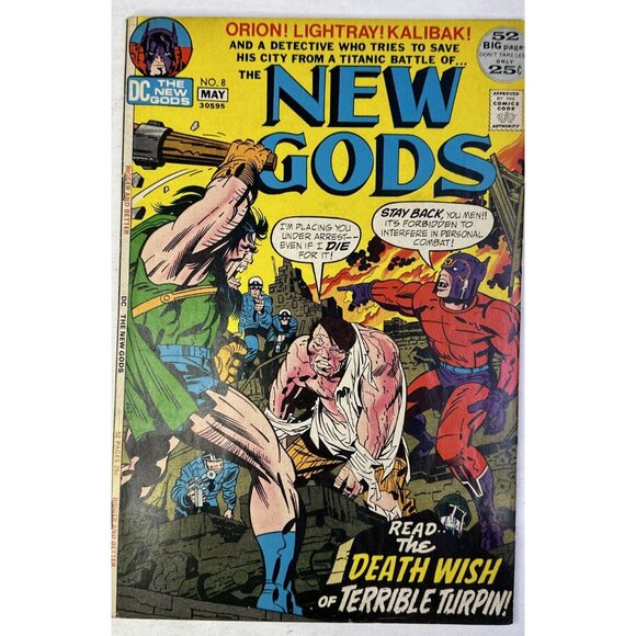 1972 Vol 2 No 8 The New Gods: The Death Wish of Terrible Turpin